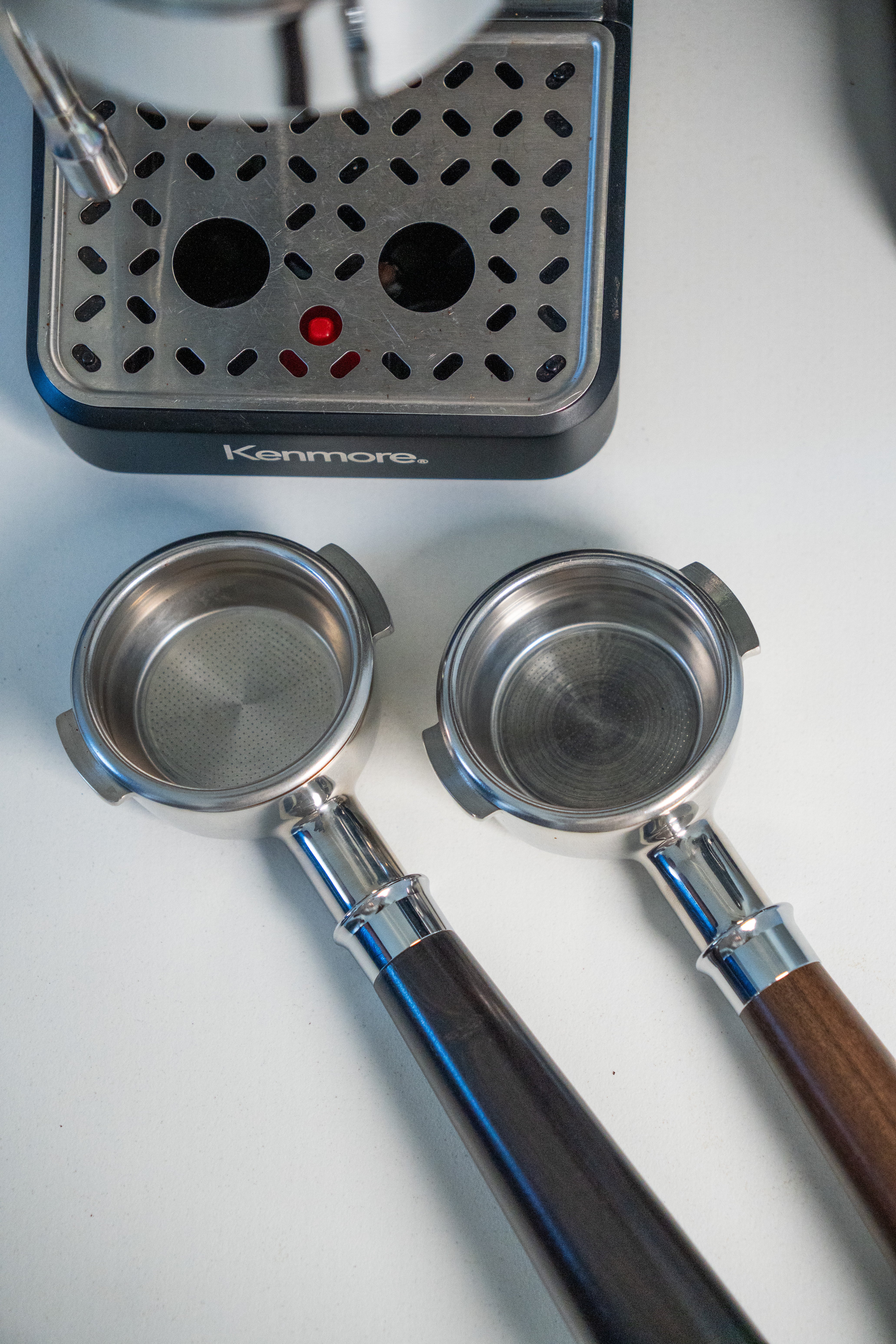 Bellaro Bottomless Portafilter, 58 mm – Kenmore Dualis