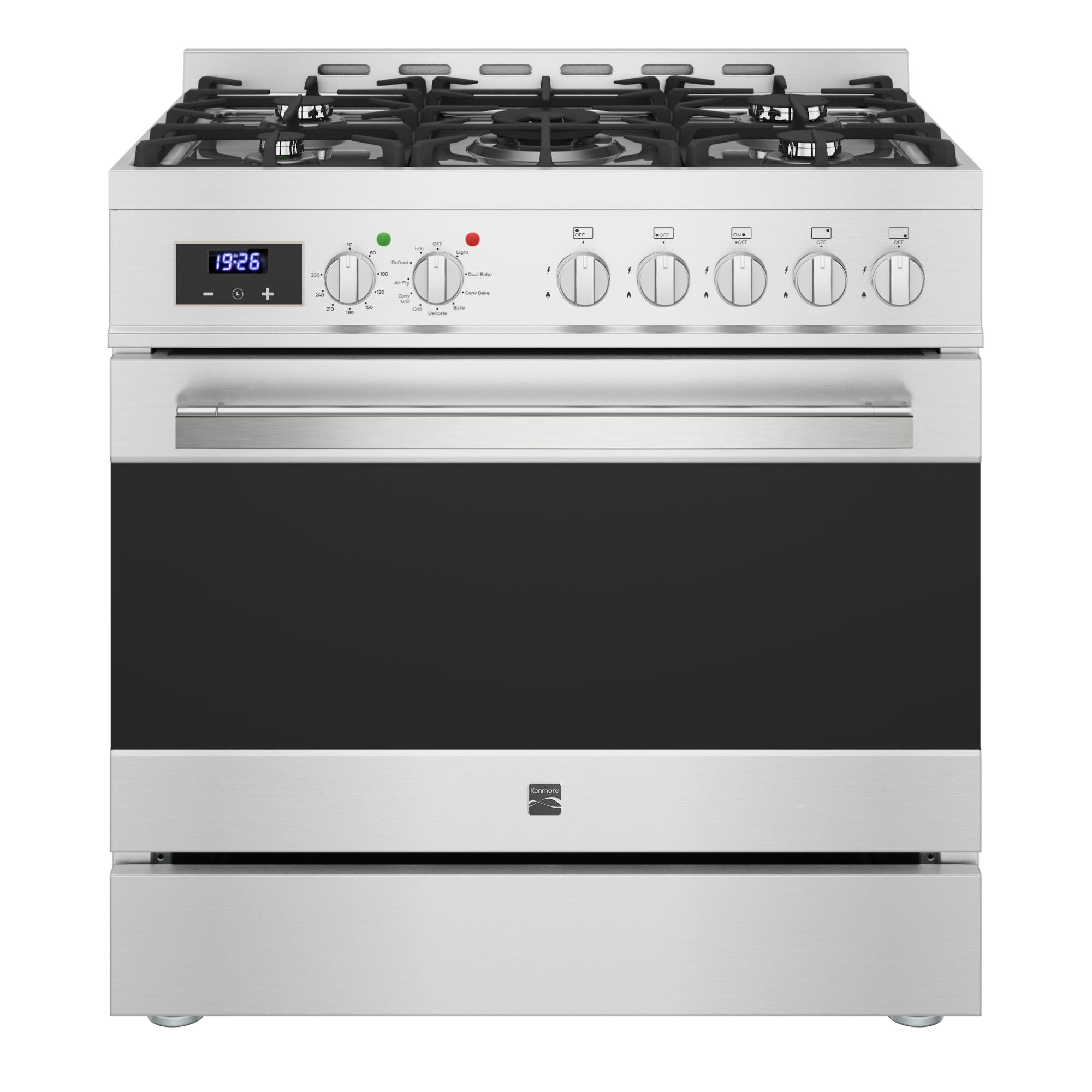 Kenmore 90 cm Dual Fuel Freestanding Range Cooker with Air Fry