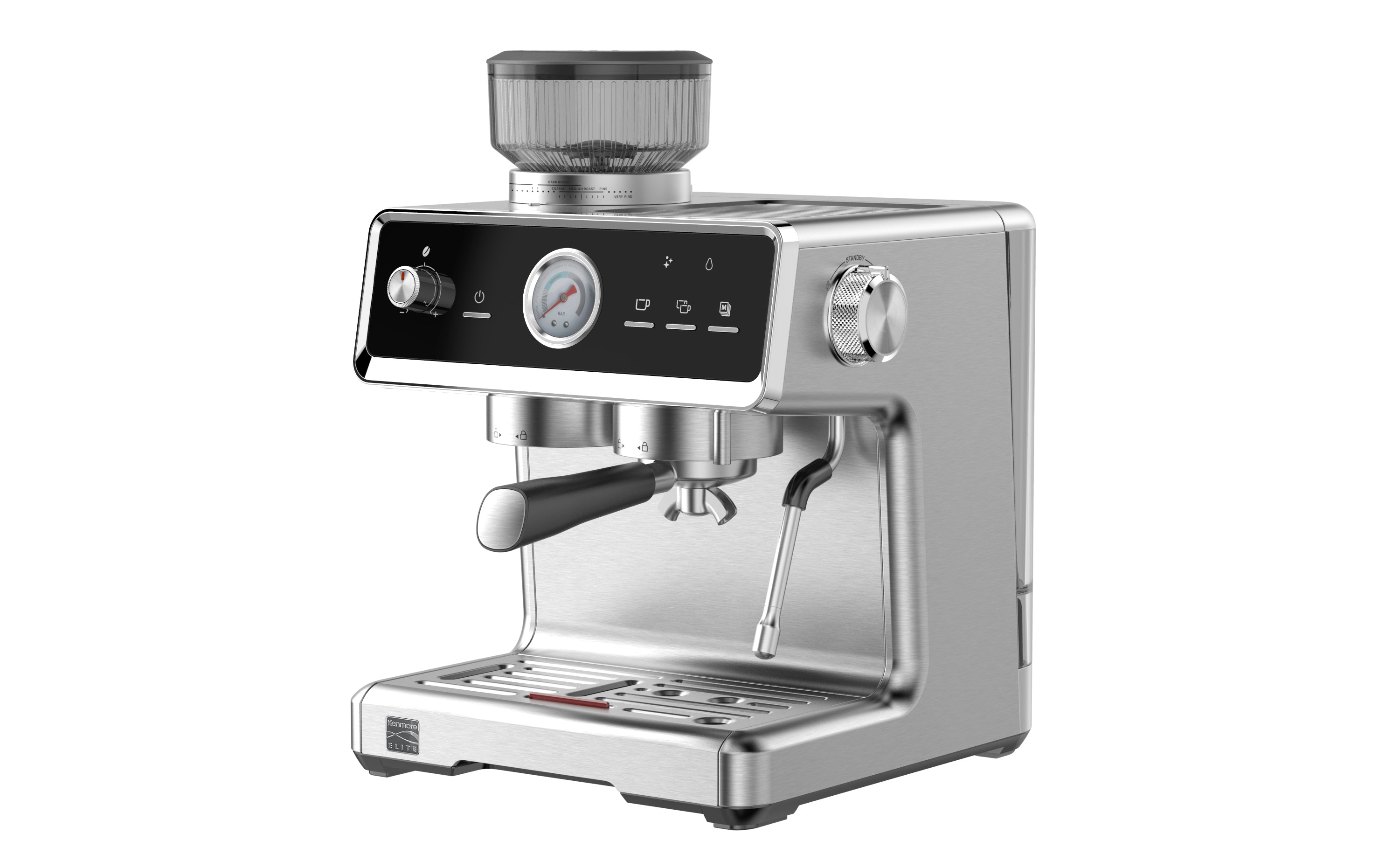 Kenmore Elite Auto-Tamp Stainless Steel Portafilter Upgrade – KKECMEAT