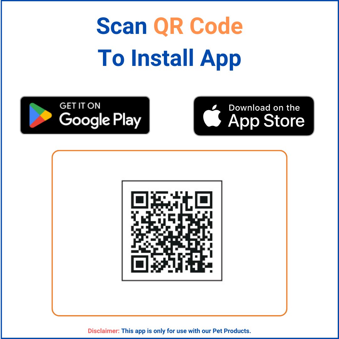 Image of QR code with link to download the free smartphone app below icons for the Google Play and Apple app stores. Text above reads, "Scan QR code to install app"