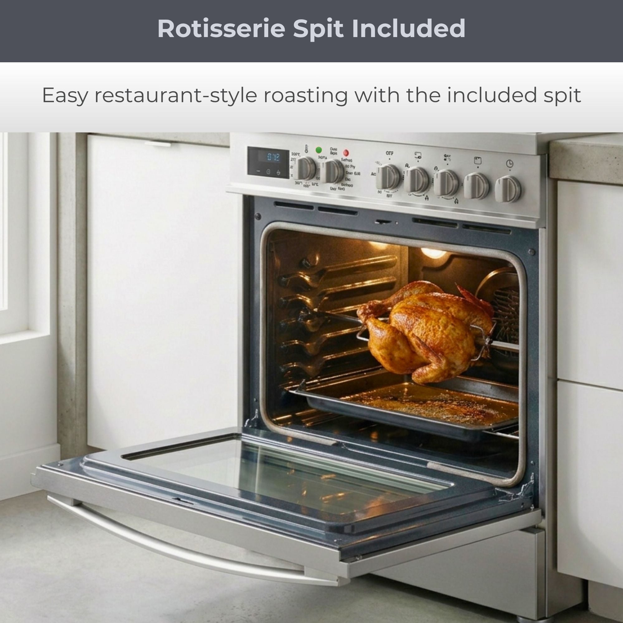 Kenmore 90 cm Dual Fuel Freestanding Range Cooker with Air Fry