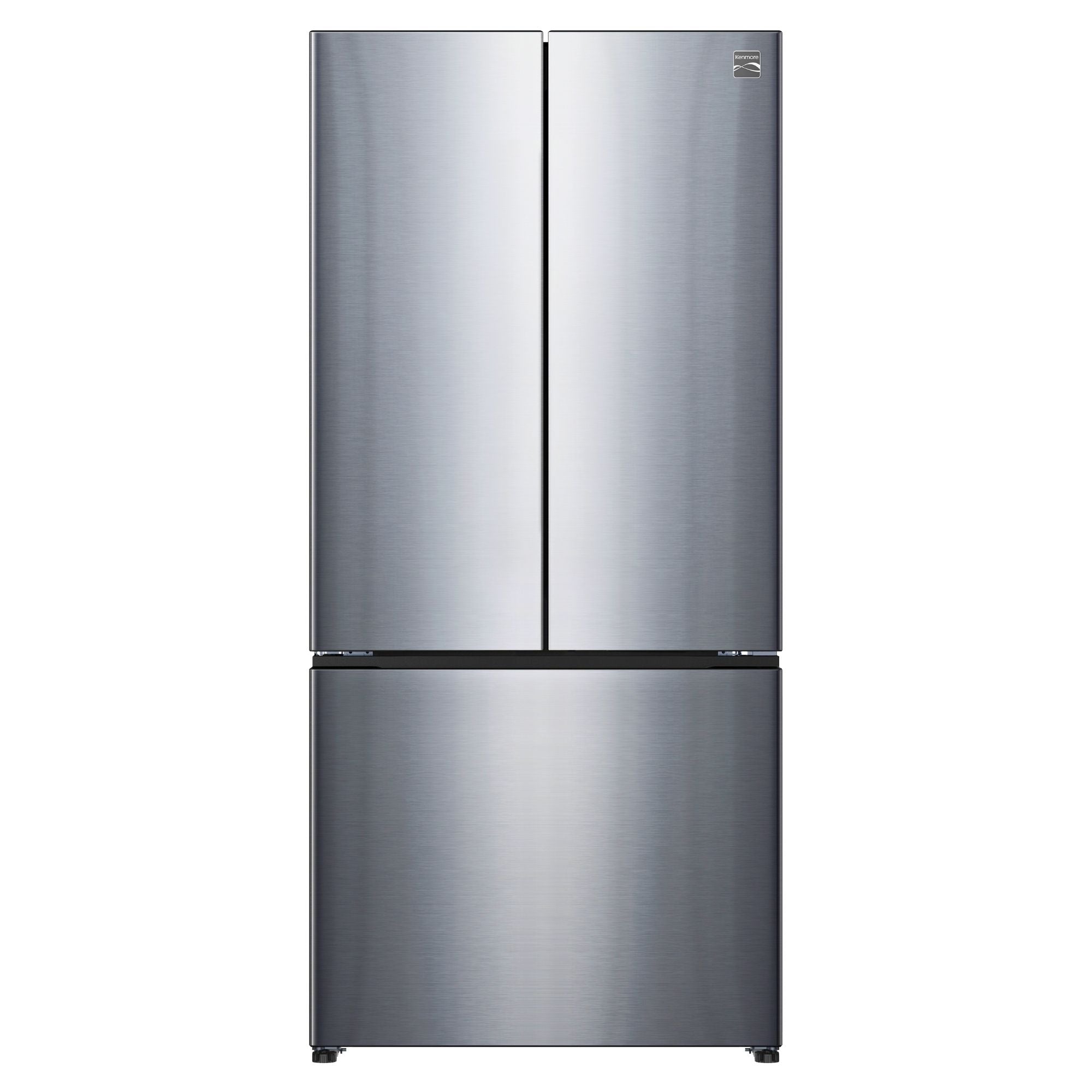 Kenmore 510 L French Door Refrigerator, Stainless Steel, Adjustable Glass Shelves, Quiet Energy-Efficient Inverter Compressor, Frost-Free Freezer, Energy Star Certified