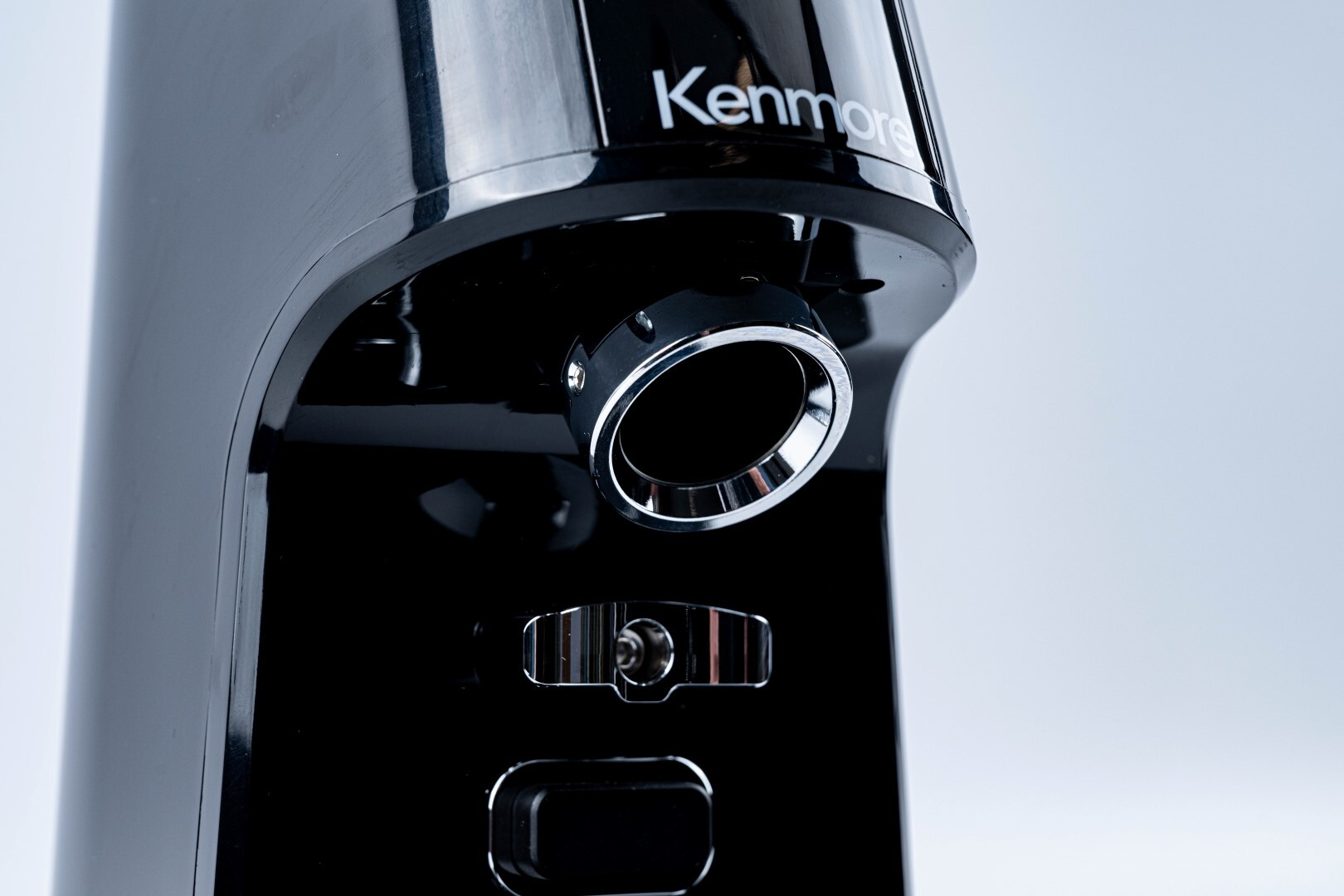 Kenmore Dualis Espresso Machine + Grinder, Dual Thermoblock Simultaneous Brew & Steam, Italian ULKA Pump, PID Temperature Control, 58mm Portafilter, Steam Wand, 1.2L Tank,
