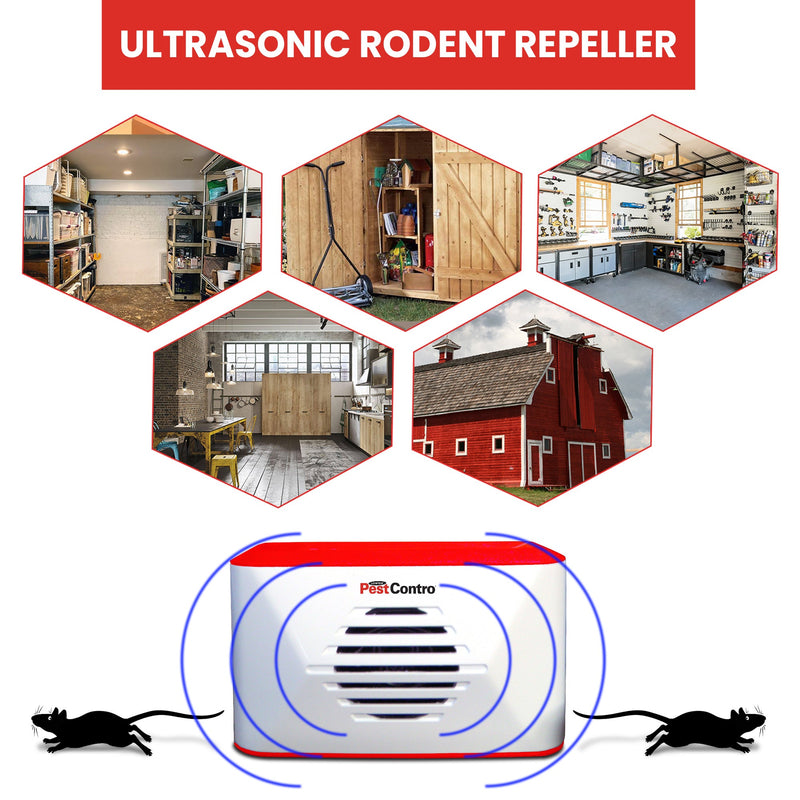 PestContro Portable Ultrasonic Rodent Repeller