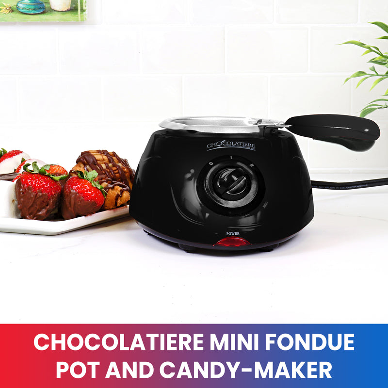 total-chef-chocolatiere-mini-fondue-pot-candy-maker-black