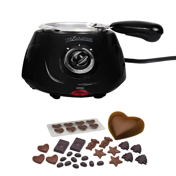 total-chef-chocolatiere-mini-fondue-pot-candy-maker-black