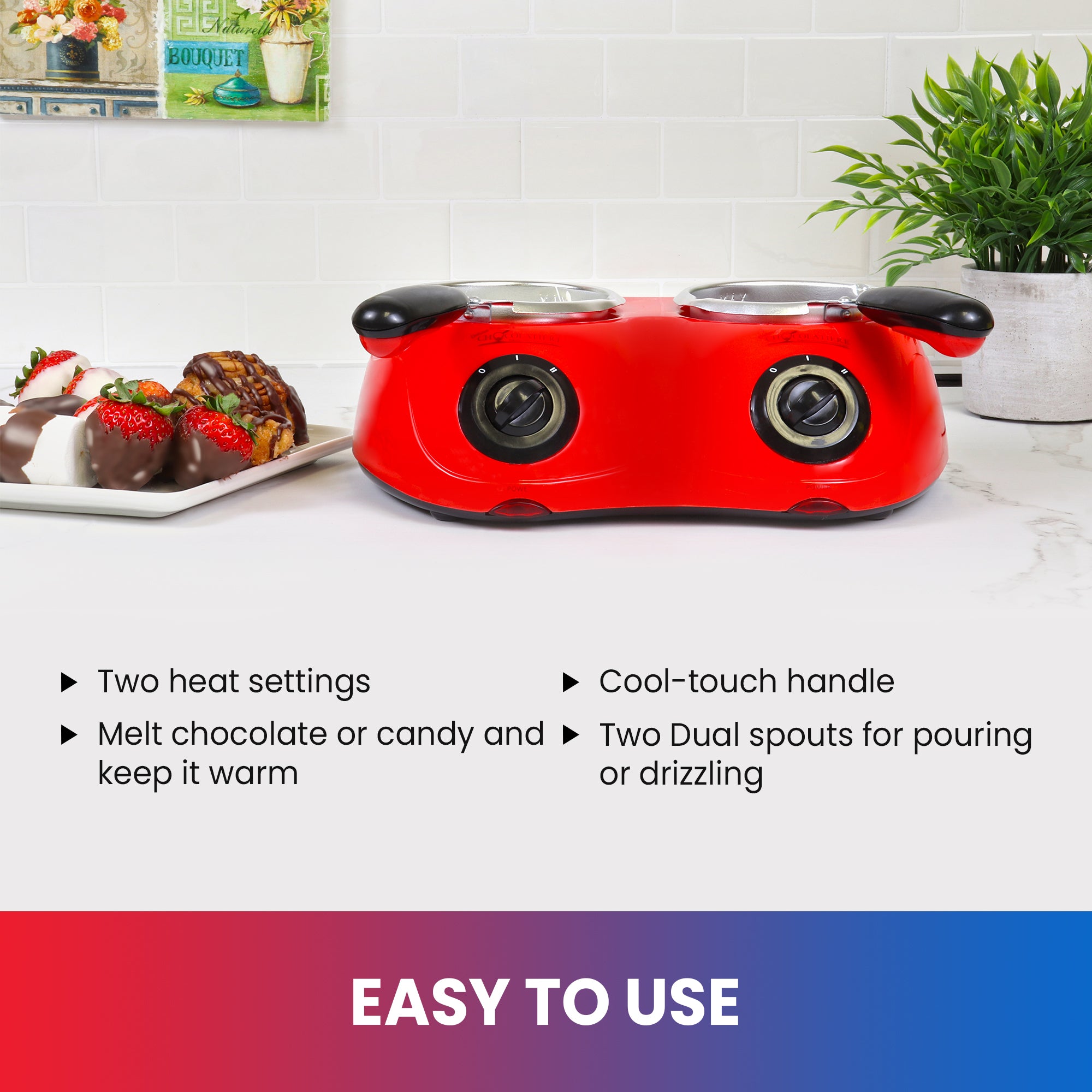 total-chef-chocolatiere-mini-fondue-pot-candy-maker-red