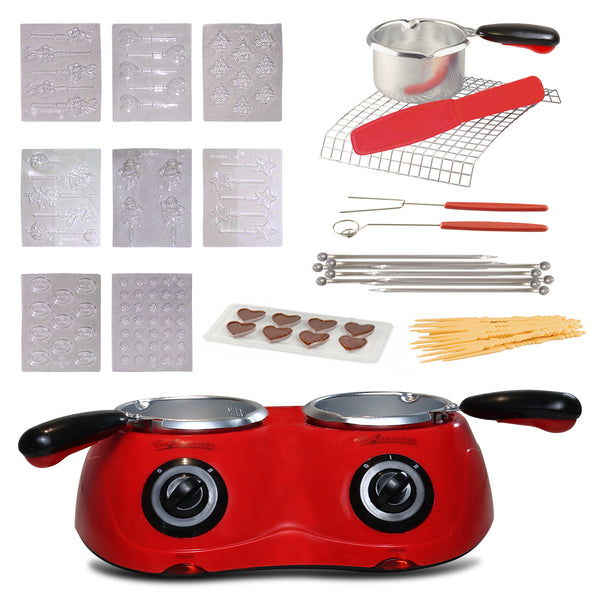 total-chef-chocolatiere-mini-fondue-pot-candy-maker-red